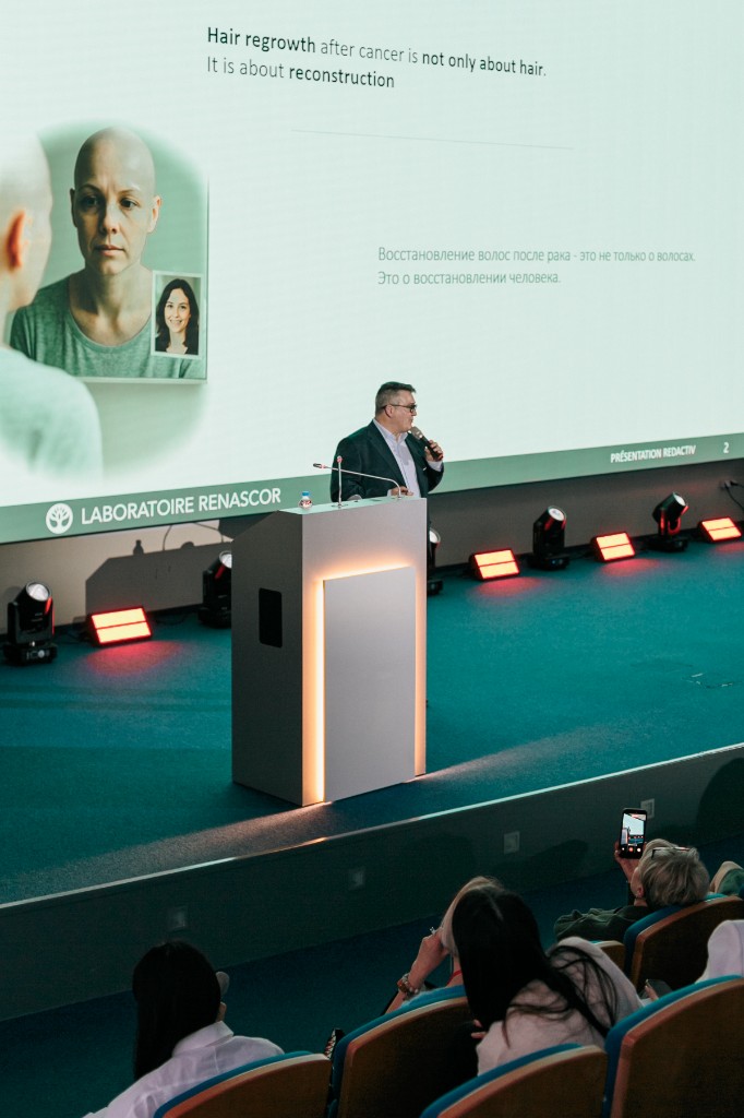 Stéphane PAULET, zakladatel laboratoře RENASCOR, vystoupil na TRIHOFEST 2026 v Minsku